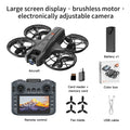 drones with camera profissional con cámara profesionales de 10km optical flow hover dual camera switch 360 °professional드론 дрон